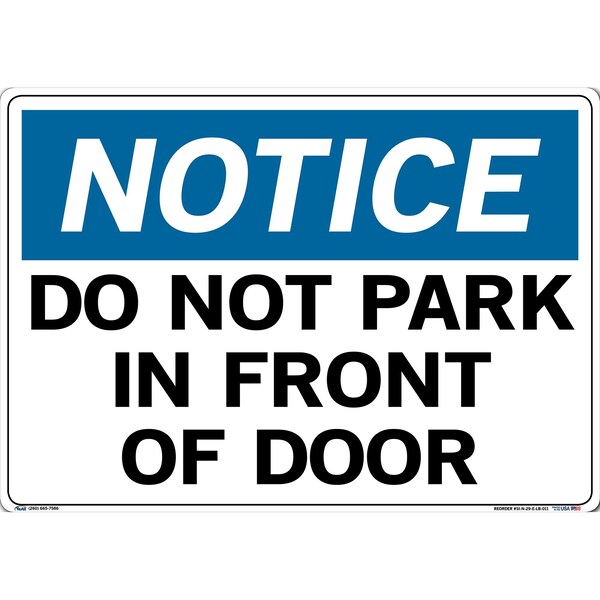 Vinyl Label Sign, 20-1/2" W, 14-1/2" H, English, Vinyl Label, White